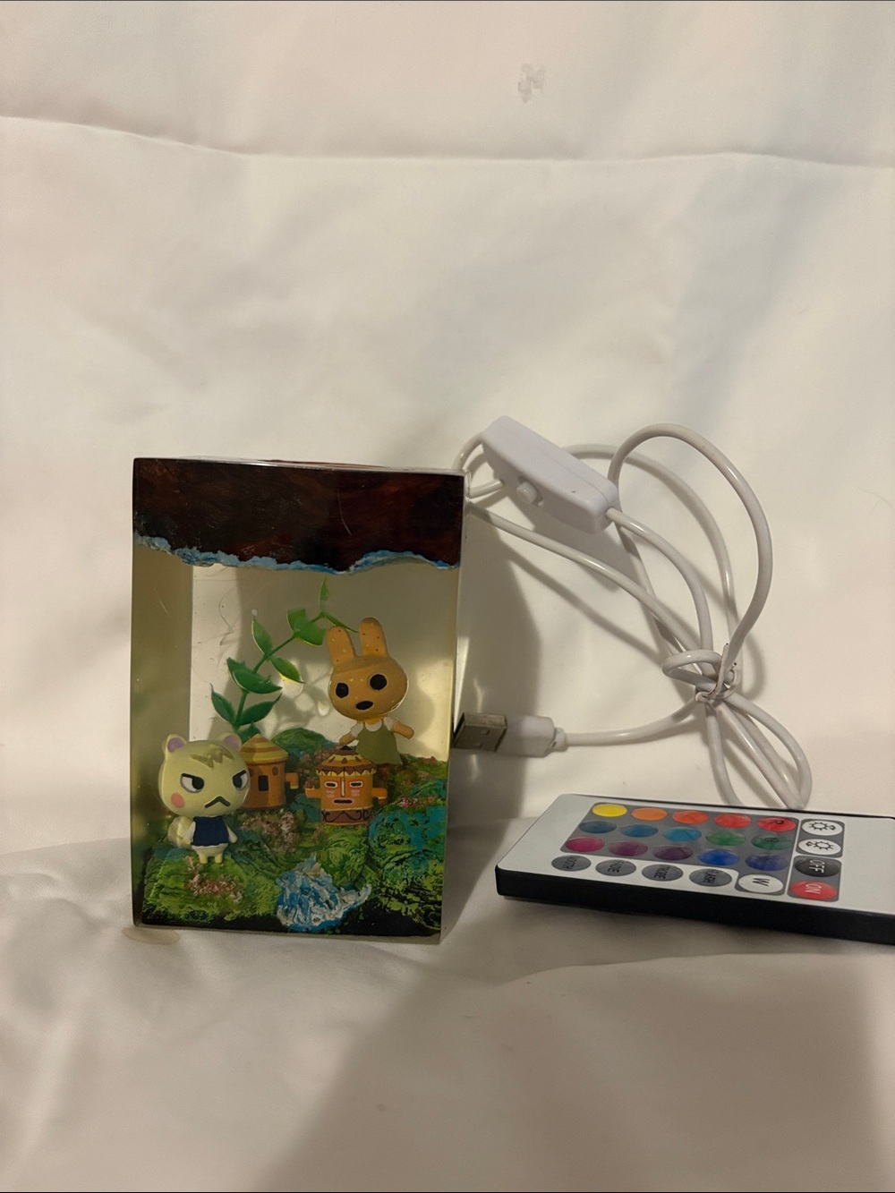 Animal Crossing Resin Night Light with Remote